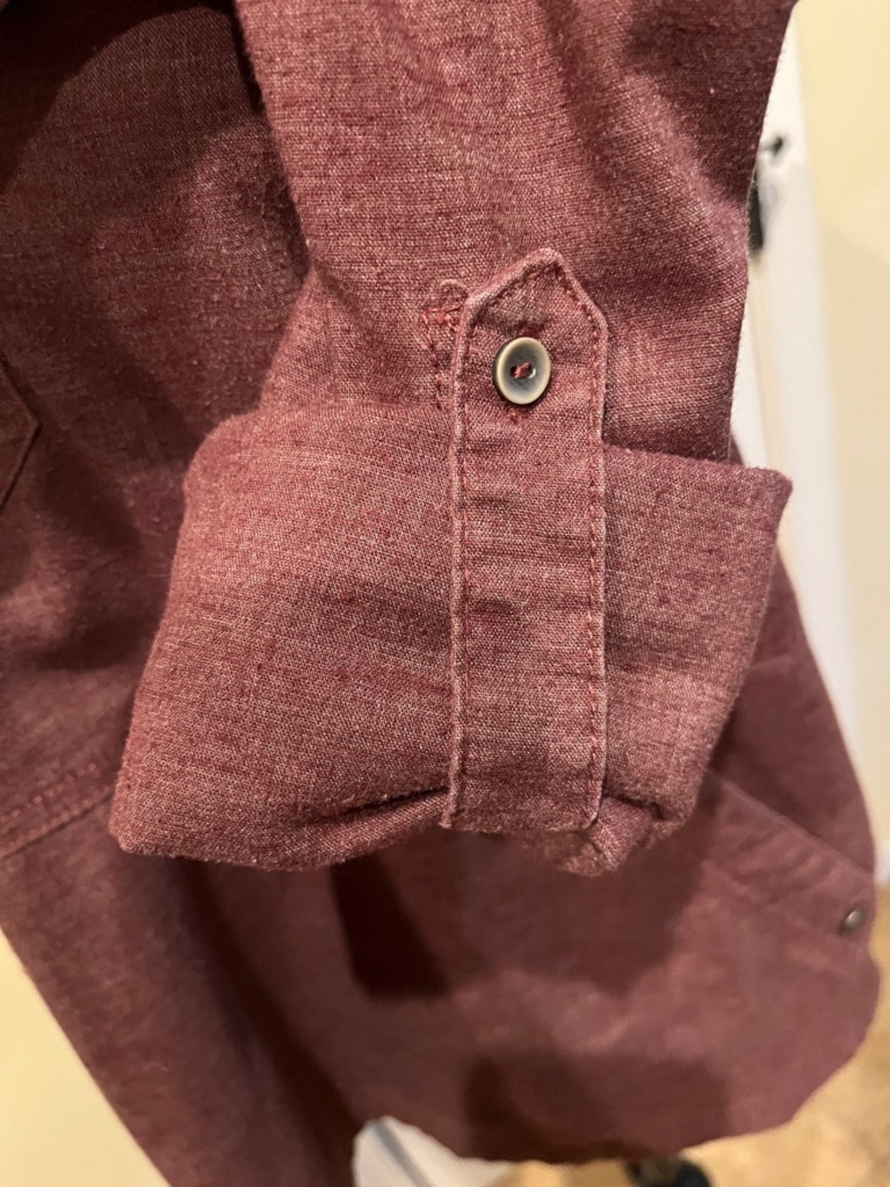 PrAna “Shelton” hemp-blend brown hoodie pullover - Picture 5 of 8